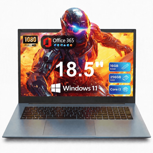 Sgin zoll fhd laptop 16gb - 18,5,